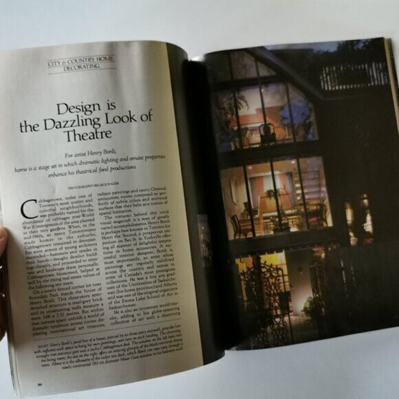 Fall 1983 City & Country Home Magazine Cdn Toronto Vintage Maloney Estate - Picture 6 of 6